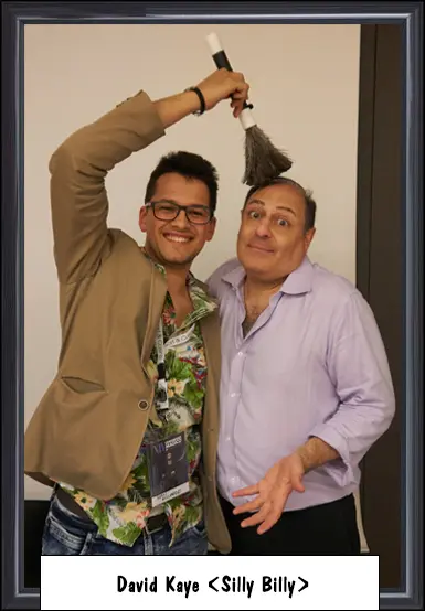 Riccardo con il miglior mago per bambini al mondo